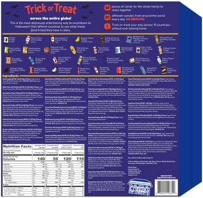 IT'SUGAR Trick or Treat Across the World Advent Calendar, Halloween, International Candy Countdown