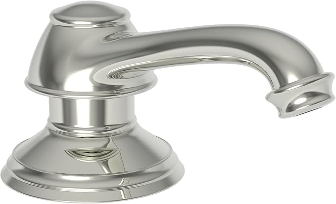 Newport Brass 2470-5721 Jacobean Deck Mounted Soap and Lotion Dispenser, Polished Nickel