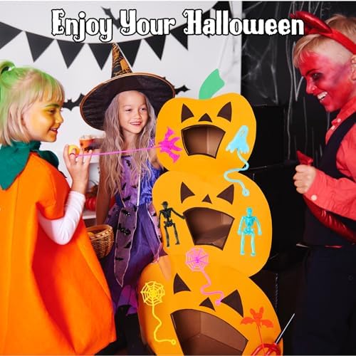 Lenwen 300 Pcs Halloween Stretchy Toy Sticky Hand Toy Bulk, Halloween Style