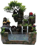 110V 3.5W LED Desktop Fountain Waterfall Bonsai Tabletop Decor