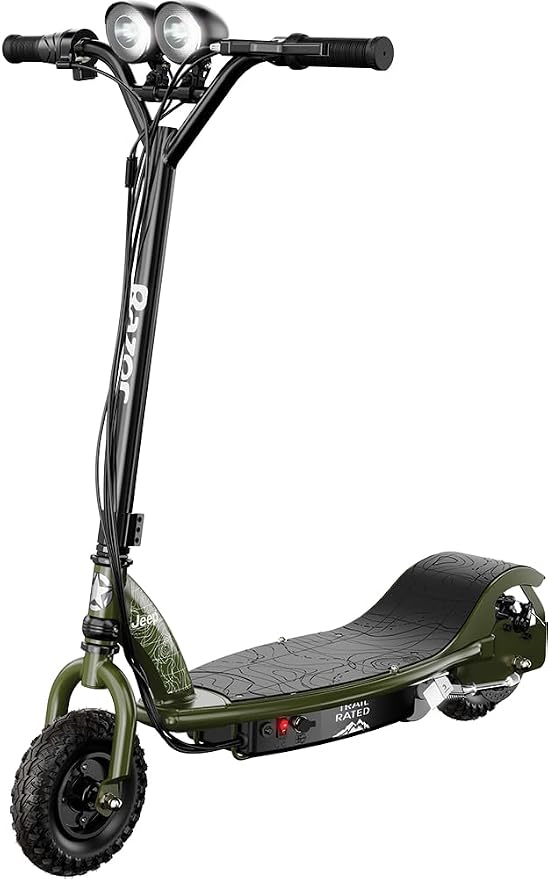 Razor RX200 Electric Off-Road Scooter for Kids Ages 13+ - Lightweight, Steel Frame, 24V Rechargeable Battery, Up to 12 MPH, Up to 8 Mile Range, for Riders up to 154 lbs