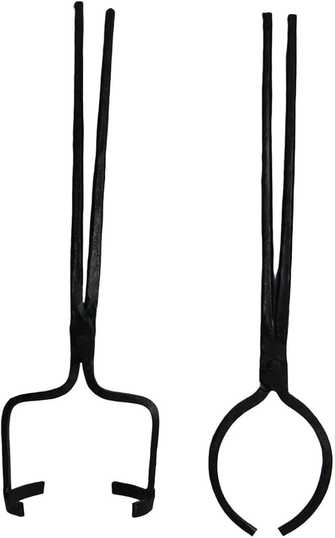4KG-8Kg Crucible Tongs Set for Melting Metal, Foundry Casting Tools Lifting and Pouring Tongs - 19inches