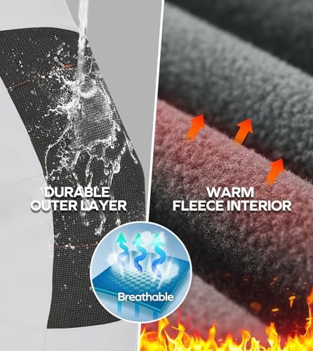 Snow Pants Womens Ski Pants Waterproof Insulated Softhell fleece lined