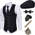 EFORLED Halloween 1920s Mens Costume 2026,Adult Gangster Mobster Outfit