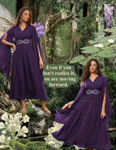 Scarlet Darkness Women's Renaissance Costume V Neck Medieval Fairy Dresses