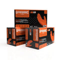 GLOVEWORKS 8 Mil Orange Nitrile Disposable Gloves Heavy Duty Industrial RDT for Mechanic and Automotive, XXL 3 Boxes of 100
