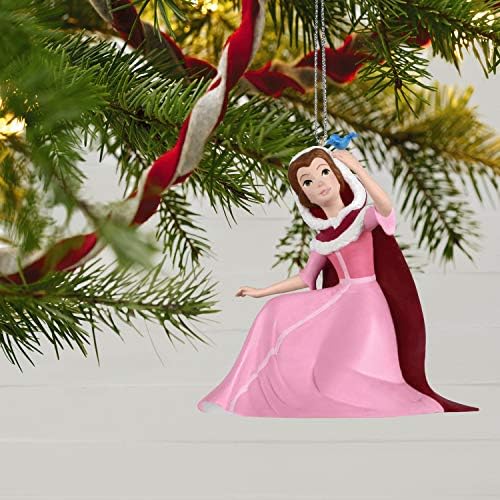 Hallmark Keepsake Christmas Ornament 2020, Disney Beauty and the Beast Something There Belle (1799QXD6544)