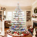 Hykolity 9ft Prelit Sparse Christmas Tree with 500 Multicolor LEDs