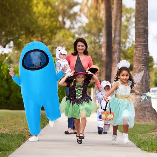 Inflatable Costume for Kids,Halloween Costumes Funny Blow Up Space Suit Costumes,Cosplay Game Fans