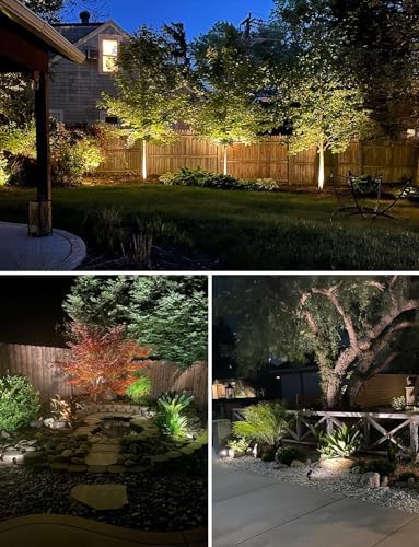 SUNVIE Low Voltage LED Landscape Lights Spot Lights with Connectors 10 Pack