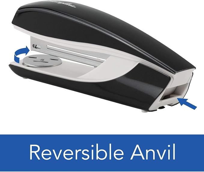 Swingline Stapler, NeXXt Series Wow, Desktop Stapler, 40 Sheet Capacity, Black (55047095)