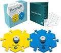 FluentPet Tester Kit - Set of 2 Dog Talking Buttons & HexTiles - Customizable Cat & Dog Training Buttons for Communication - Batteries Included - Pet Buttons Gift Set