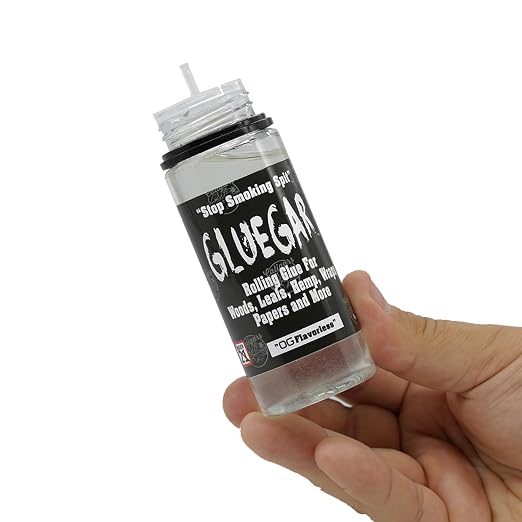 GlueGar - 4oz / 1 Gallon - Roller Size Bottles - Natural Multipurpose Glue for Paper, Wrap & Cigars - Berry Scented, 4 oz