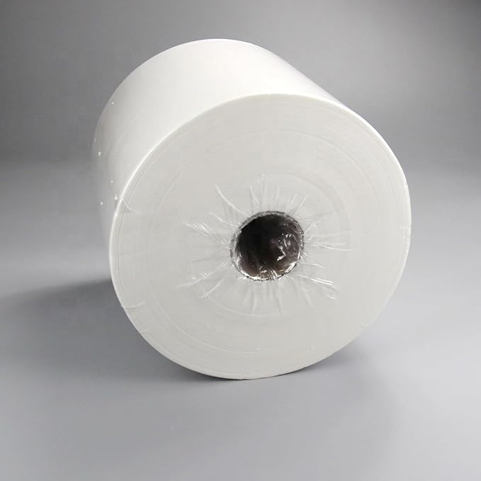 AAwipes Cleanroom Wipes Nonwoven Fabric Roll | 500 Wipes | 68 GSM 10"*12"| Heavy Duty Dust-Free Cellulose/Polyester Blend Disposable, Jumbo Roll, High Absorbency - NW0681012R