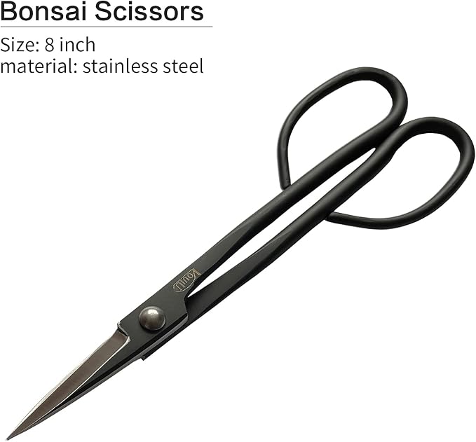 VOUIU 5-Piece Bonsai Tool Set,Knob Cutter,Concave Cutter,Wire Cutter,Jin Pliers,Bonsai Scissors