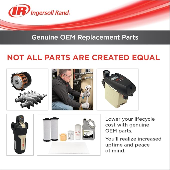 Ingersoll Rand 47739434001 OEM Maintenance Kit for RS11-22i Compressor with Ultra 4K Lubricant