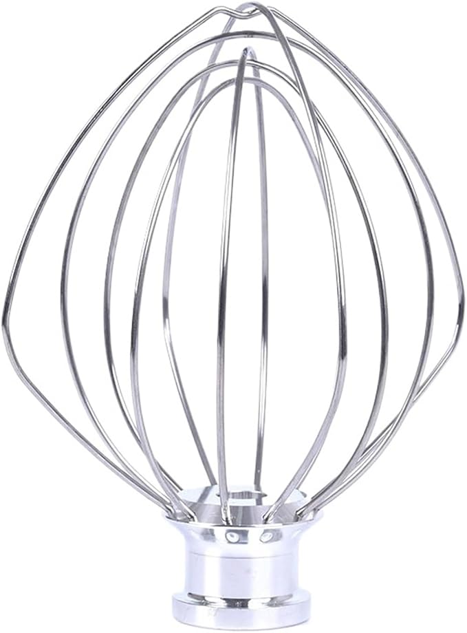 Stainless Steel Balloon Wire Whip, Compatible For KitchenAid, Mixer Attachment K45WW Whip For KSM90 KSM150 Cake Balloon Whisk Egg Cream