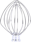 Stainless Steel Balloon Wire Whip, Compatible For KitchenAid, Mixer Attachment K45WW Whip For KSM90 KSM150 Cake Balloon Whisk Egg Cream