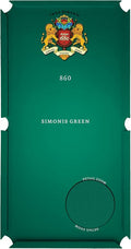 Simonis 860 Pool Table Cloth Replacement Kit for Tables Includes Precut Bed and Rail Cloth, Horsehair Brush, Spots, and Chalk (Multiple Colors)