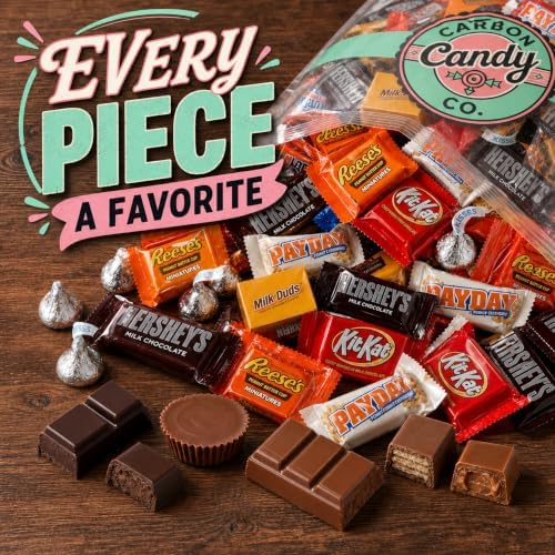 Halloween Chocolate Candy Variety Pack Assorted Pinata Mini Bars Bulk 20 lb