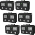 AXP1 AXS1 AXR1 Gate Opener Remote Transmitter, 5-Button, 3-Button Remote Transmitter for Automatic Gate Openers, Partymode, for Gh ost Opener Systems (Black, AXP1 6PCS)