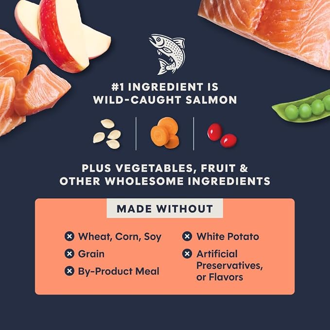 Instinct RawBoost, Dry Cat Food + Freeze Dried, Real Salmon, 4.5 lb Bag | High-protein kibble with FreshDried raw bites, grain-free, real salmon recipe, minimally processed, complete nutrition