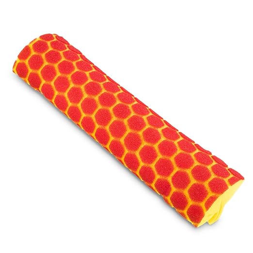 Libman Commercial 956 Roller Mop Refill, Synthetic, 12" Wide Sponge, Yellow and Red (Pack of 6)