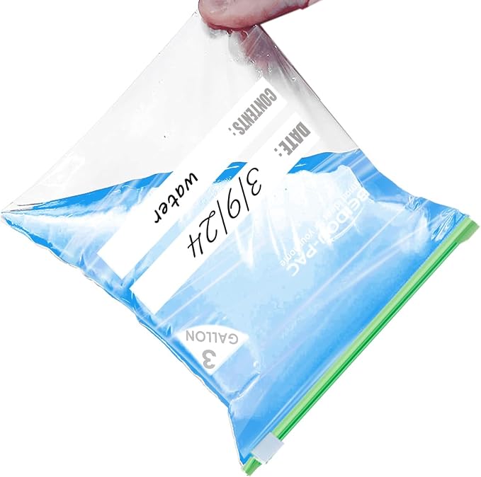 3 Gallon Large Slider Plastic Bags, | 50 Count | 2 Mil | 16" x 18" | Heavy-Duty Reusable Clear Freezer Storage Bags(Slider-3 gallon-50count)