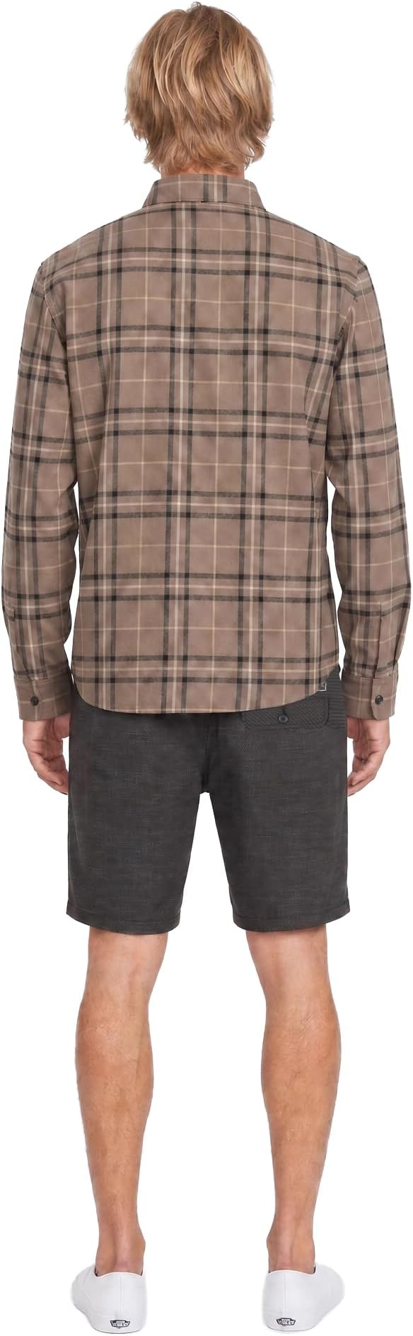 Volcom Men's Long Sleeve Flannel Shirt – Ultra-Soft Brushed Cotton Plaid Button Down