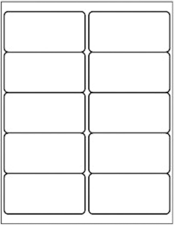 BESTEASY 10-UP Address Labels,/Address Mailing Labels 4000 Sheets Shipping Sticker Labels Compatible Laser/Ink Jet Shipping Labels(40000 Labels)