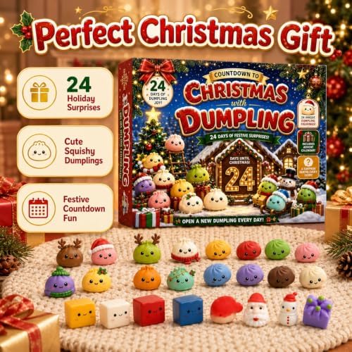Christmas Squishies Advent Calendar 2030 Countdown for Adults