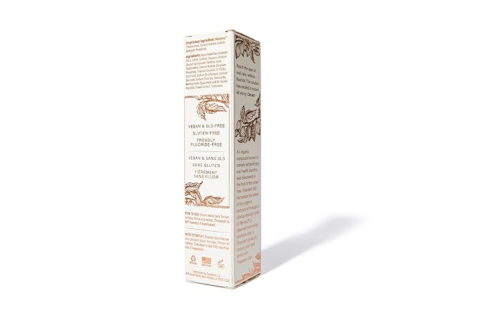 Theodent 300 Fluoride-Free Clinical-Strength Remineralizing Toothpaste | Highest Rennou® concentration for intensive enamel repair & sensitivity relief. Fluoride-free, SLS-free, diamond mint, 3.4 oz