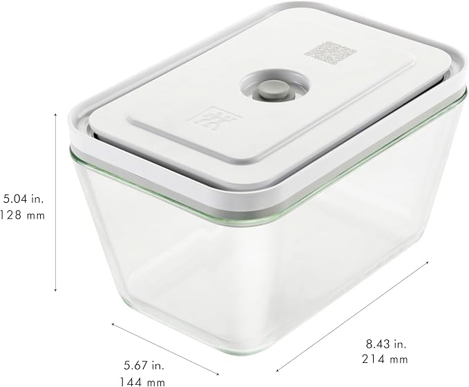 ZWILLING Fresh & Save Glass Airtight Food Storage Container, Meal Prep Container - Large