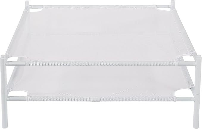 STO STO Sweater Drying Rack, 2-Pack Stackable Mesh Clothes Drying Rack, Laundry Drying Rack for Sweaters, Socks, Toys, White