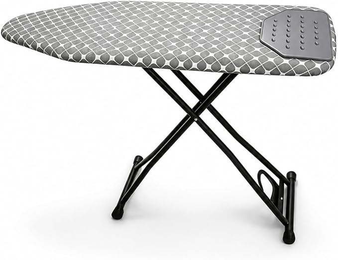Ironing Board Full Size, Heat Resistant Cover Wide Iron Board, Ultra Thick Padding, Height Adjustable Heavy Sturdy Metal Frame Legs Ironing Stand,Non-Slip Foldable 43"x13" (Cassic)