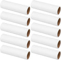 Sticky Lint Roller Refills 10 Rolls 38mm Diameter Sticky Tape Roll Replacement for Pet Hair and Clothes Lint Removal Household Laundry Use