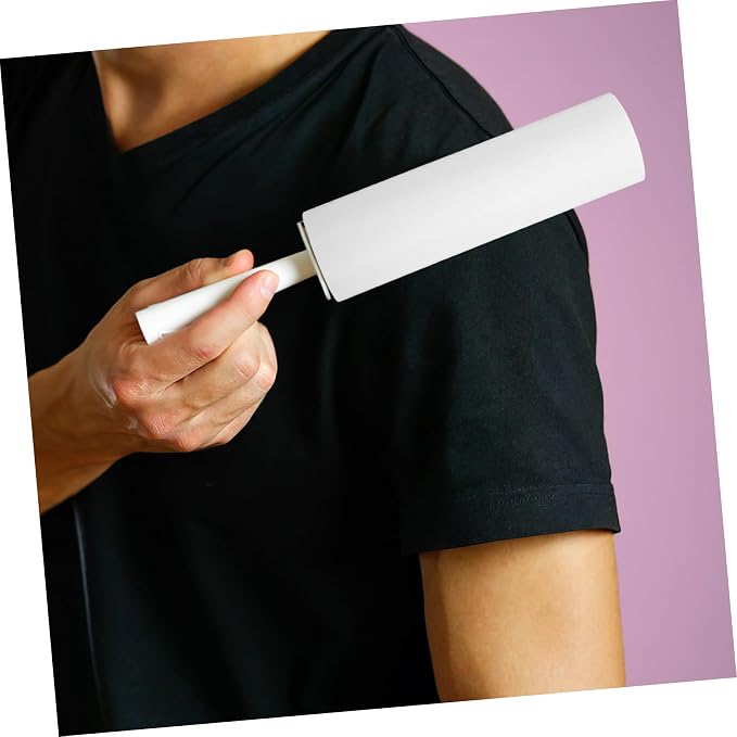 10rolls Extra Sticky Lint Roller Refills Inner Diameter Pet Hair Remover for Clothes Upholstery Furniture Cleaning Easy to Handle