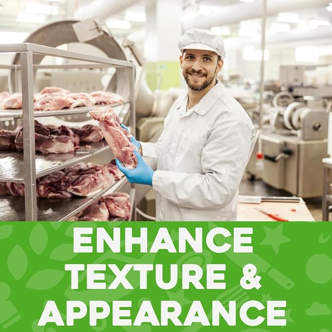 HRVST CHEF'S MARKET AJINOMOTO Meat Glue - Activa RM Transglutaminase Enzyme, 2.2 lb Bag | Enhance Texture, Yield, and Sliceability for Meat, Seafood, and Poultry