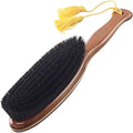 KENT CR8 Clothes Brush, 100% Natural Black Boar Bristle Lint Remover for Cashmere, Wool, and Silk for Keeping Fabrics Free from Fibres, Fluff and Pet Hair. Luxury Three Veneered Woods. Made in England