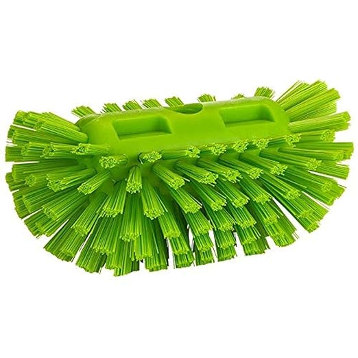 Vikan 703777 Brush,Tank,Stiff,5.5",PP/PBT,Lime