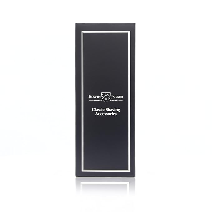 Edwin Jagger DE86 Classic Double Edge Manual Eco-Friendly and Reusable Safety Razor for Men and Women for Shaving Cream or Soap Fits All DE Razor Blades (Imitation Ebony)