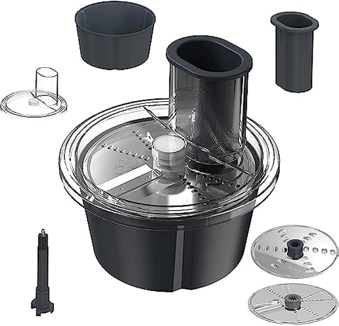 Multifunctional Vegetable and Cheese Grater Cutter Coarse and Fine Cutter Suitable For Thermomix TM6 Vegetable Peeler Wwhole Set Stainless Steel (Coarse + Fine Cutter)