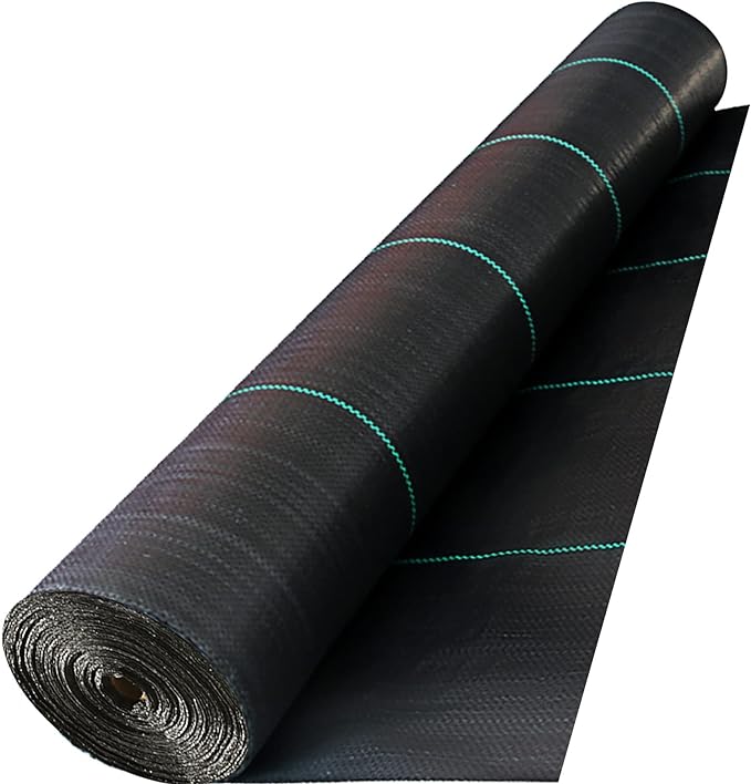Happybuy Driveway Fabric, 13x60ft Commercial Grade Landscape Fabric, Garden Weed Barrier Fabric Heavy Duty, Geotextile Fabric Underlayment Gravel, Ground Cover Drainage Fabric, Weed Mat Cloth | Landscape Fabric, Woven Geotextile Fabric, Landscaping Fab...
