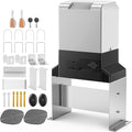 4000lb Heavy Duty Sliding Gate Opener Kit, 750W Automatic Chain Drive Gate Operator with 2 Remotes & 20ft Chain, 110V Motor with IR Sensor, WiFi Bluetooth Control for 40ft Driveway Gates