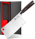 imarku Cleaver Knife 7 Inch, Japanese High Carbon Stainless Steel Chopper | Ergonomic handle,sharp edge for meat and vegetable,ideal for home and restaurant, practical gift for dads and cooking lovers