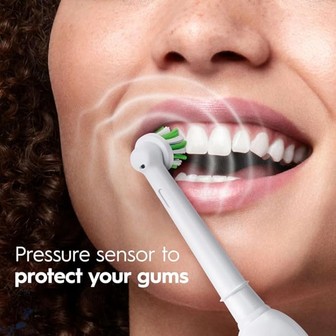 Oral-B Pro 1000 CrossAction Electric Toothbrush,Green,(Pack of 3)