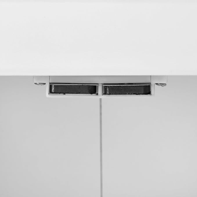 Crosley Furniture Savannah Wall Mounted Bathroom Storage Medicine Cabinet with Shelves, Snow