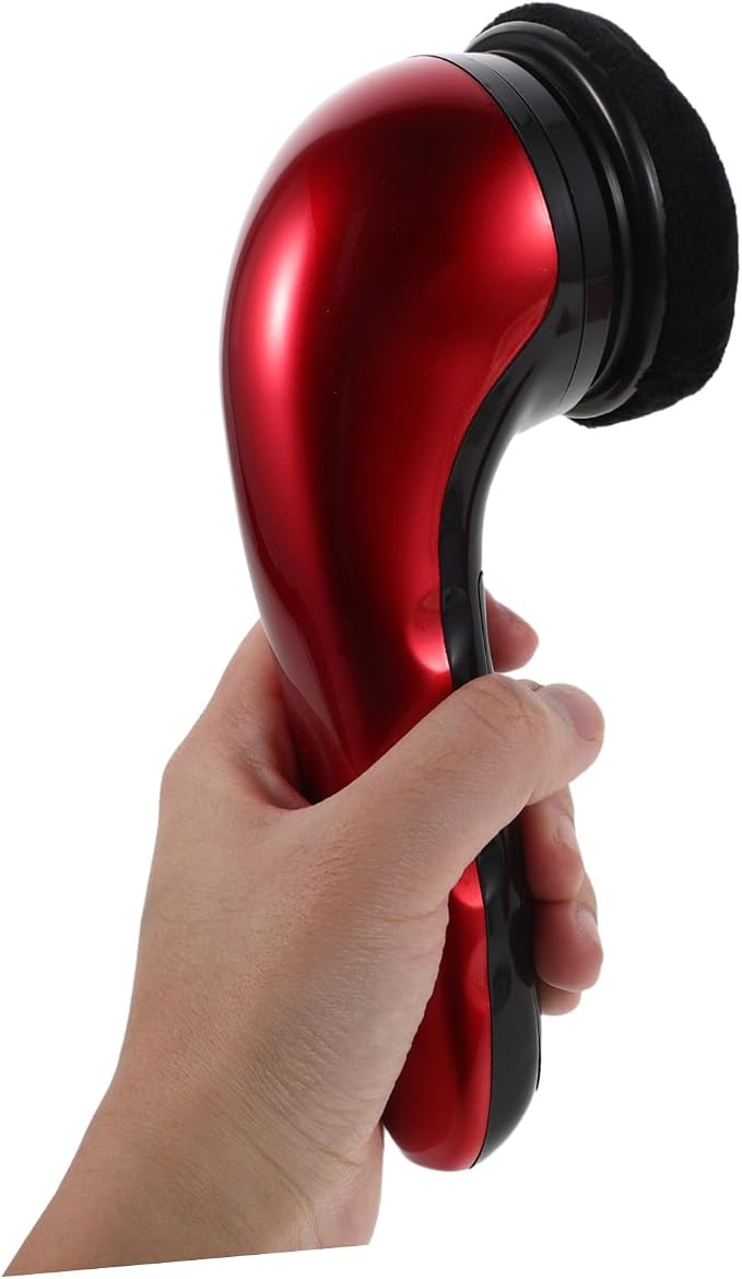 Electric Shoe Polish Brush Machine Dual Power Portable Cleaner | Fiber Sponge Plastic Set, Interchangeable Heads and Replacement Brushes, Travel Use for Sneakers and Footwear