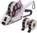 Label Applicator, Target Paster Gun with 2 Rolls Pasters,Black | Manual Label Dispenser Hand Held Portable Sticker Gun for Retail Store Warehouse Targets Repair Yh-30