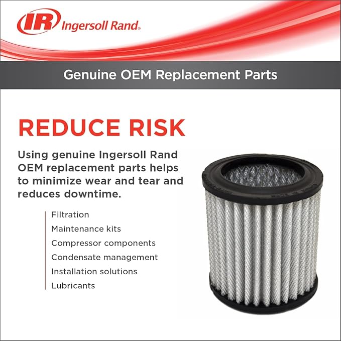 Ingersoll Rand 47739434001 OEM Maintenance Kit for RS11-22i Compressor with Ultra 4K Lubricant